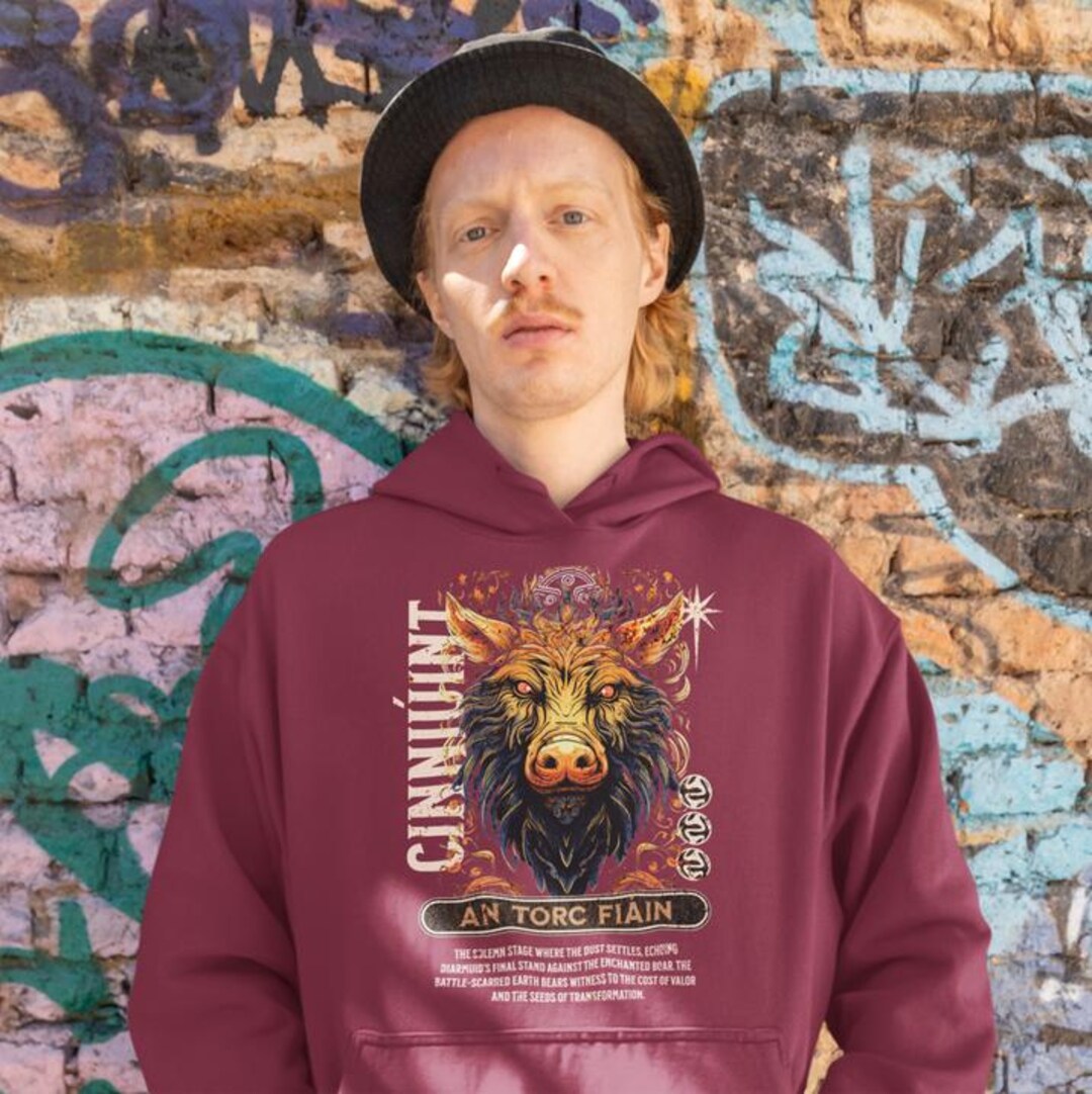 Ireland Hoodie - House of MACGILFOYLE Irish Family Crest Hoodie - Celtic Beer main image 1