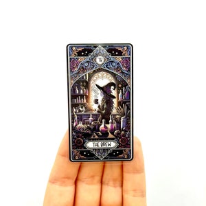 Adesivo de carta de tarô The brew bruxa Adesivos mágicos Adesivo de vinil Witchy