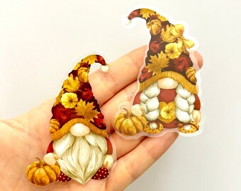 Fall Gnome Sticker Sheet, Fall Sticker Sheet, Autumn, Pumpkin Stickers ...