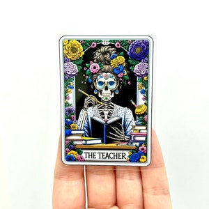 El maestro Tarot Card pegatina botella de agua calcomanía esqueleto pegatinas de vinilo Cool Popular pegatinas coloridas de moda