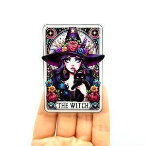 The witch Tarot Card sticker magic Stickers Colourful Witchy vinyl sticker