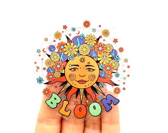 Bloom sticker growth stickers Positive Affirmation Mental Health sticker