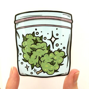 Adesivi in vinile erbacce per adesivi cannabis adesivi sfacciati adesivi congiunti immagine 1