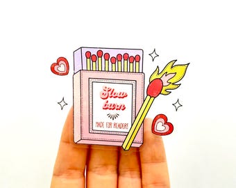 Slow Burn Reader Sticker: Book Club Smut Stickers