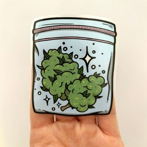 Adesivi in vinile erbacce per adesivi cannabis adesivi sfacciati adesivi congiunti immagine 2