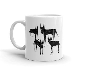 Jackal Coffee Mug Dog Mug Wild Wolf Mug Hyena Mug