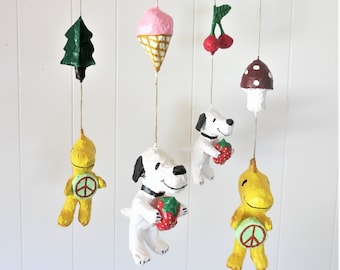 Reserved for Mayetta Snoopy Strawberry Mobile