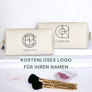 Einzigartige geschenke fur frauen : Kosmetiktasche mit Namenslogo, Geburtstagsgeschenk, Kulturbeutel | weihnachtsgeschenk | schminktasche