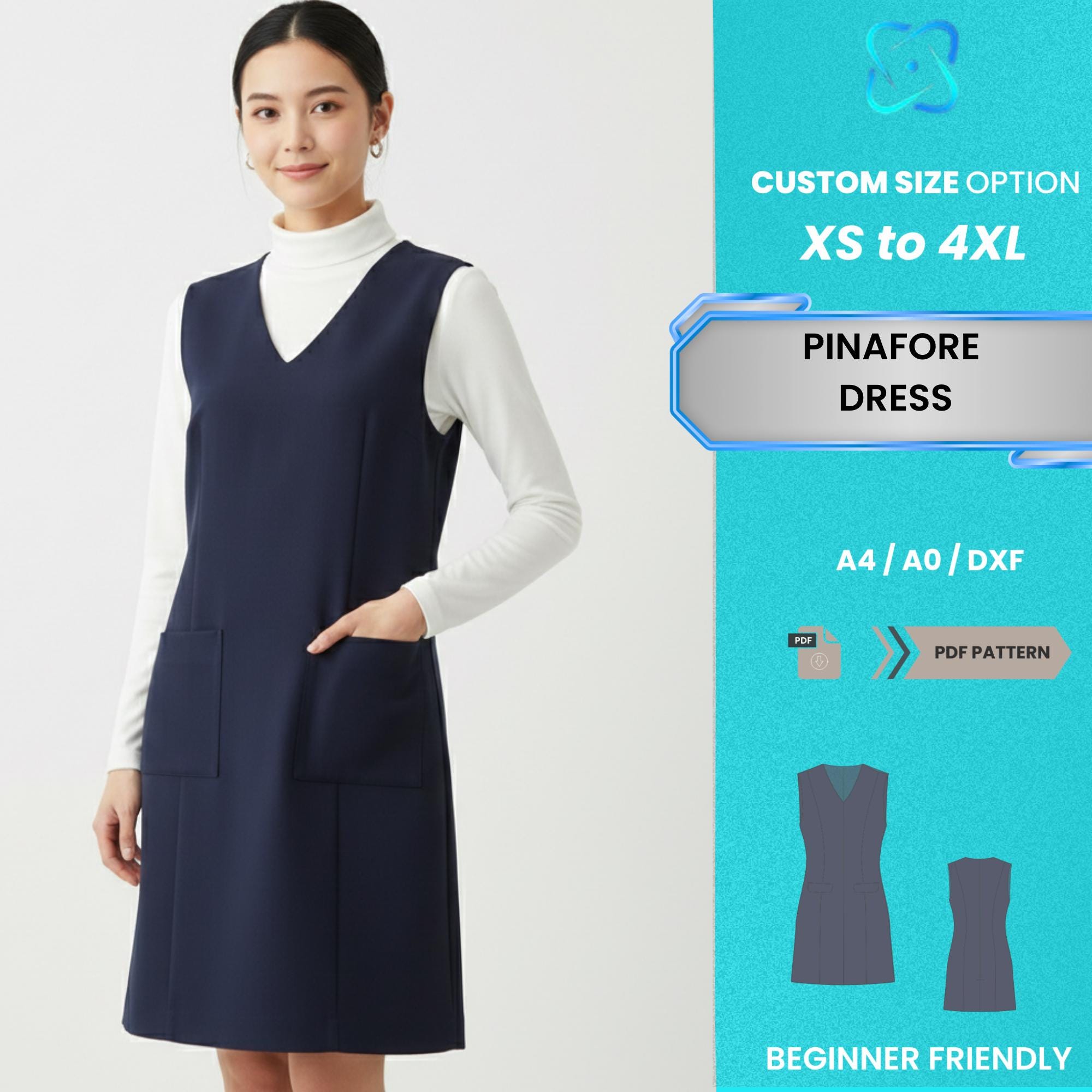 dark blue overall dress United By Blue Corduroy Overall Dress