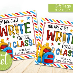 Bearbeitbare Open House Geschenkanhänger, zurück in die Schule, Treffen Sie den Lehrer, zurück in der Schule sind Sie nur Schreiben Bleistift, SOFORTIGER DOWNLOAD