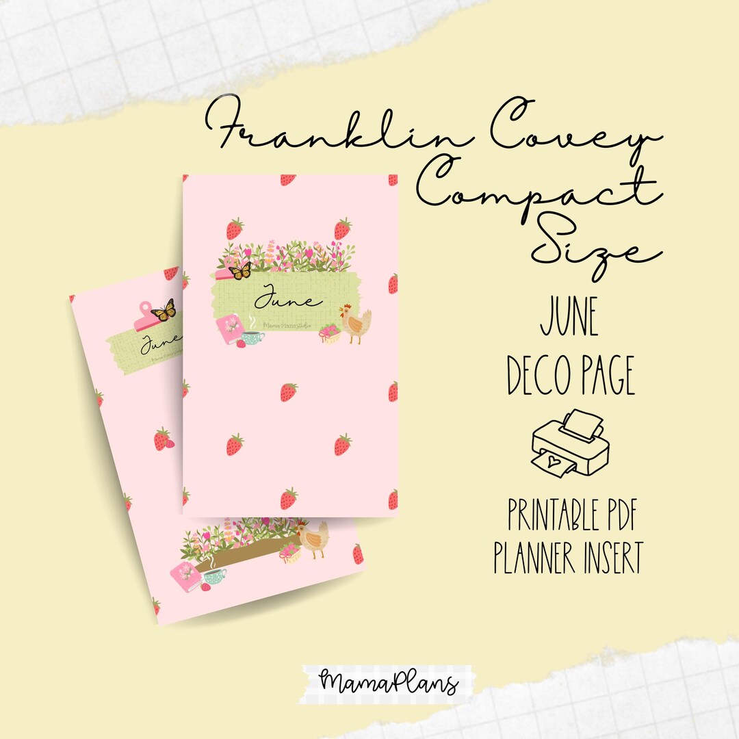 FCC || June || Monthly Deco || Printable, Digital Download, Franklin ...