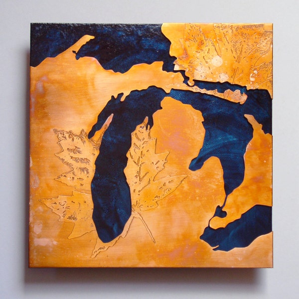 Copper Wall Art Etsy