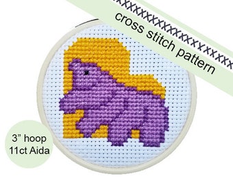 Tardigrade // Cross stitch pattern // PDF