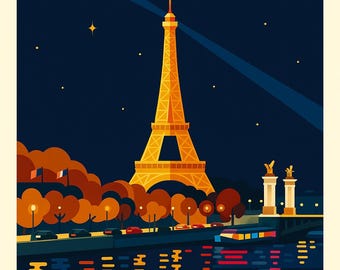 Eiffel Tower Paris poster