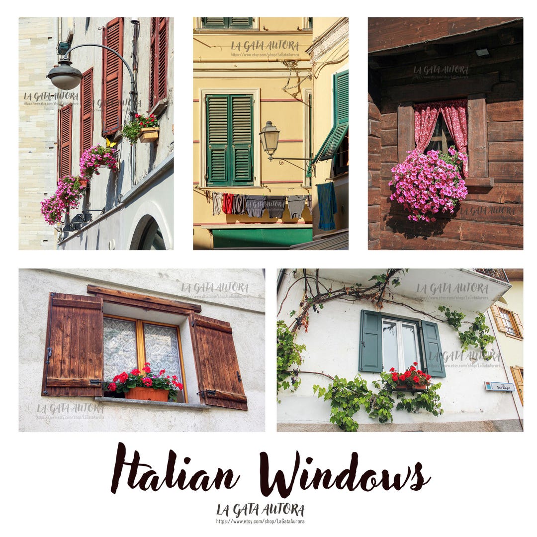 Italian Riviera Windows Italian Windows. 5 Traditional Windows From Italy, Mediterranean ...