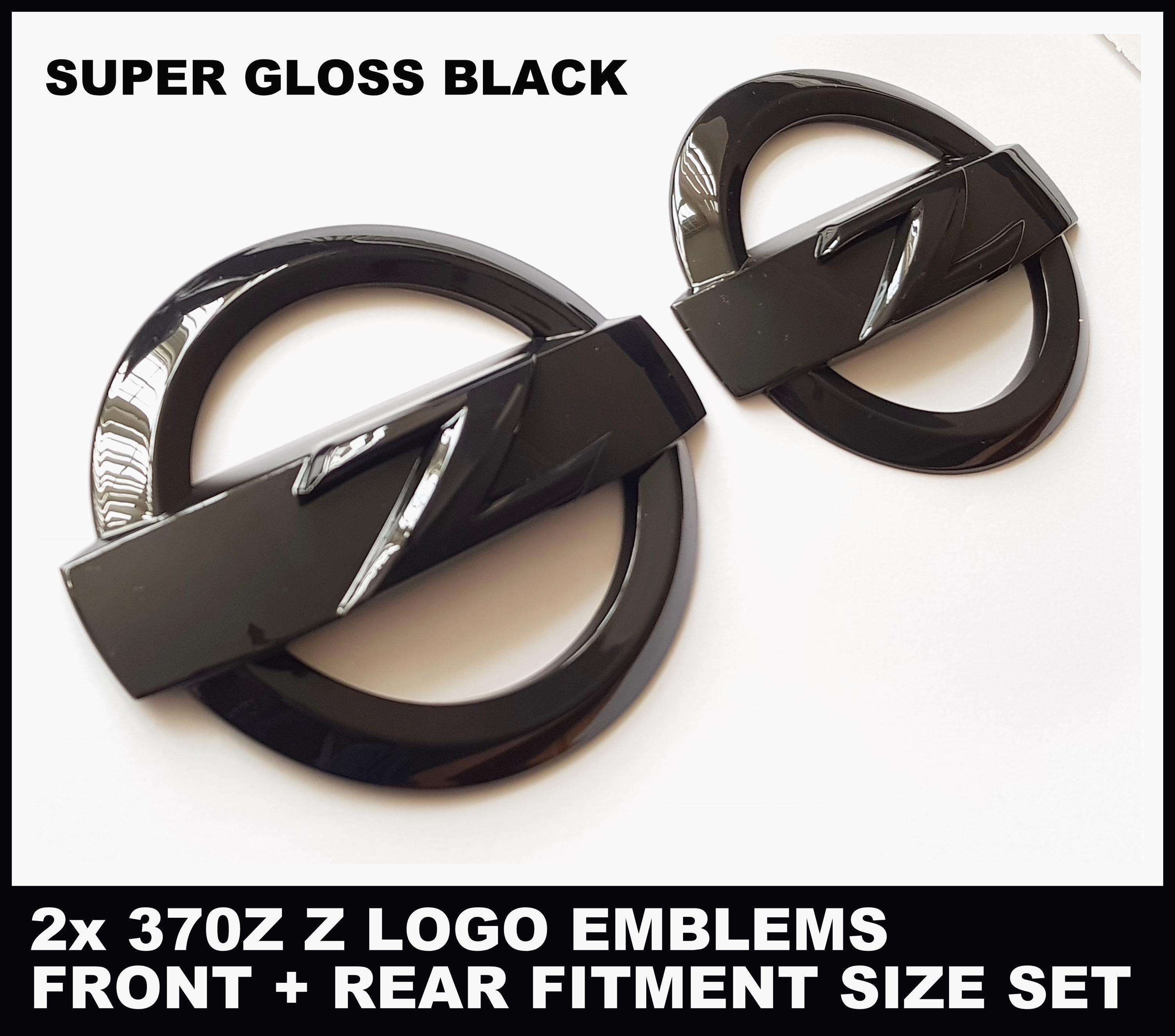 Gloss Black 370z Z Logo Emblem Set, Front & Rear - Etsy