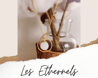 Collier personnalisé ~ modèle Léa ~ collier perle de lait maternel, collier commémoratif
