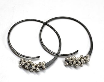 Extra Small Blooming Hoops in 14k Goldfilled and or All Sterling Silver