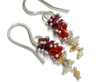 Malachite Wisteria Earrings in 14k Yellow Goldfilled And/or All Sterling  Silver Options - Etsy