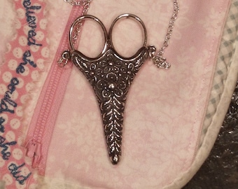 Rococco Chatelaine & Etui Scissors 2 3/4"