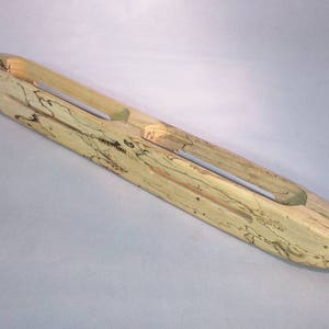 15&quot; Handmade standard Dbl Bobbin Boat Shuttle, weaving tools (this is not a rigid heddle shuttle)
