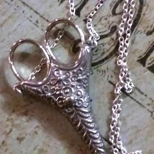 Rococco Chatelaine with Etui Scissors 2 3/4&quot;