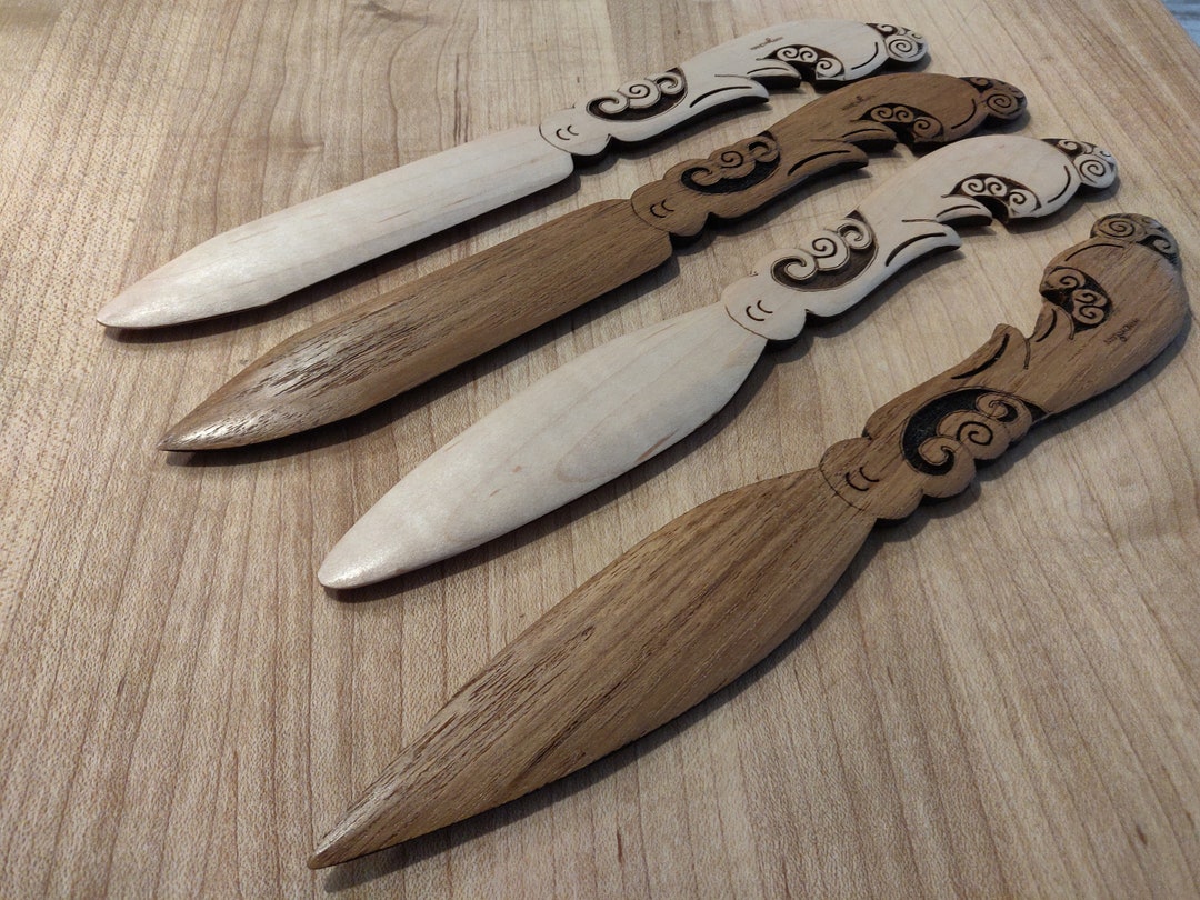 Carved Weaving Batten Sword Etsy