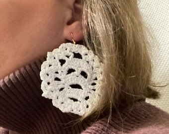 Skull Crochet Earrings