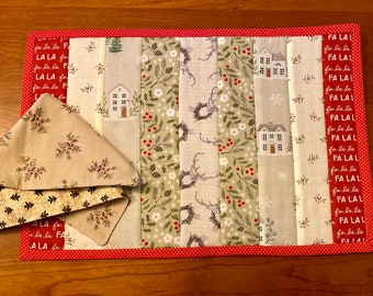 Quilted Placement and Napkin Set