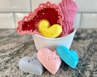 Valentine’s Day Washcloth and Soap Set