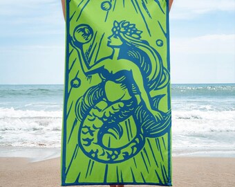 Mermaid : Beach Towel