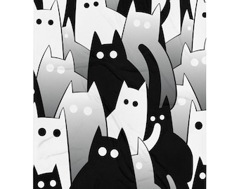 Stack of Cats : Throw Blanket