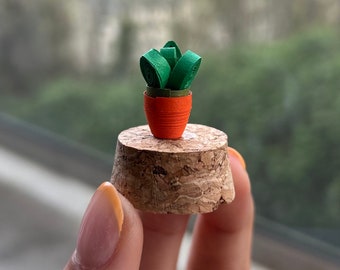 Paper Plant/ Succulent/ Paper Succulent/ Paper Cactus/ Quill Cactus/ Quilled plant/ Paper art/ Art/ plant/ Paper craft/ Cactus/ Succulent