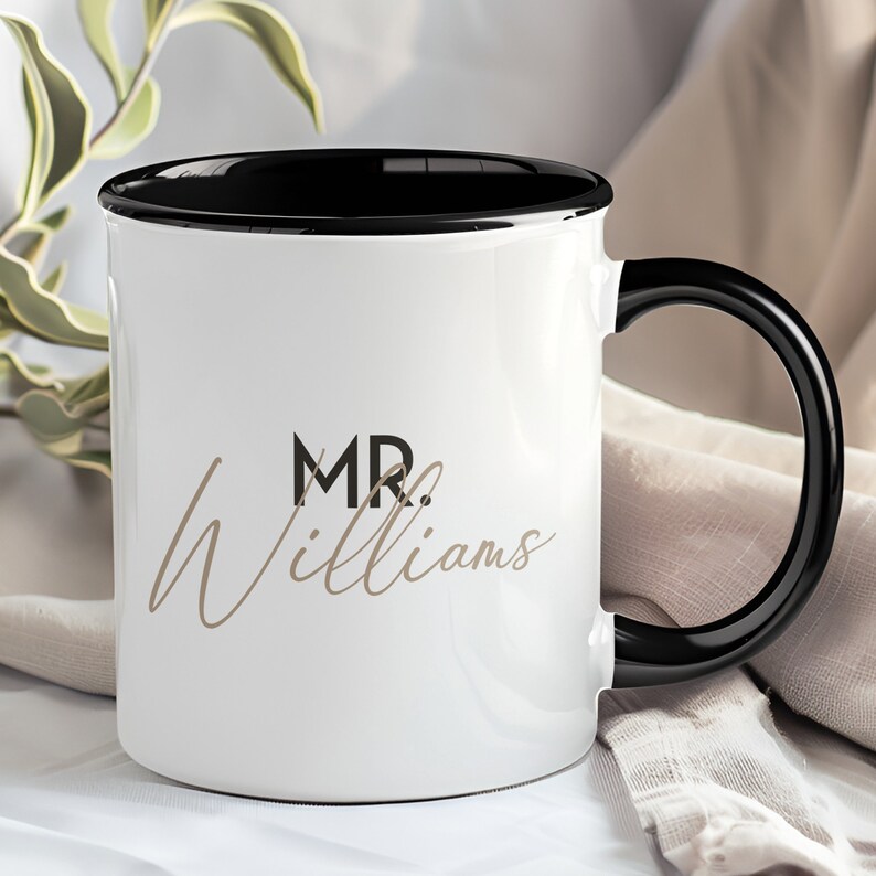 Personalised Mr & Mrs Mug Set | Dunelm