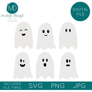 Ghost PNG | Ghost SVG | Ghosts PNG | Spooky Web | Halloween svg jpg | Halloween Ghosts | cute ghost png svg jpg | Digital Download Bundle