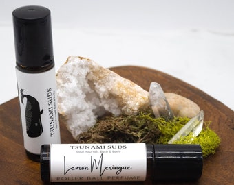 Lemon Meringue Oil Perfume (Vegan) 10 mL Roll-On