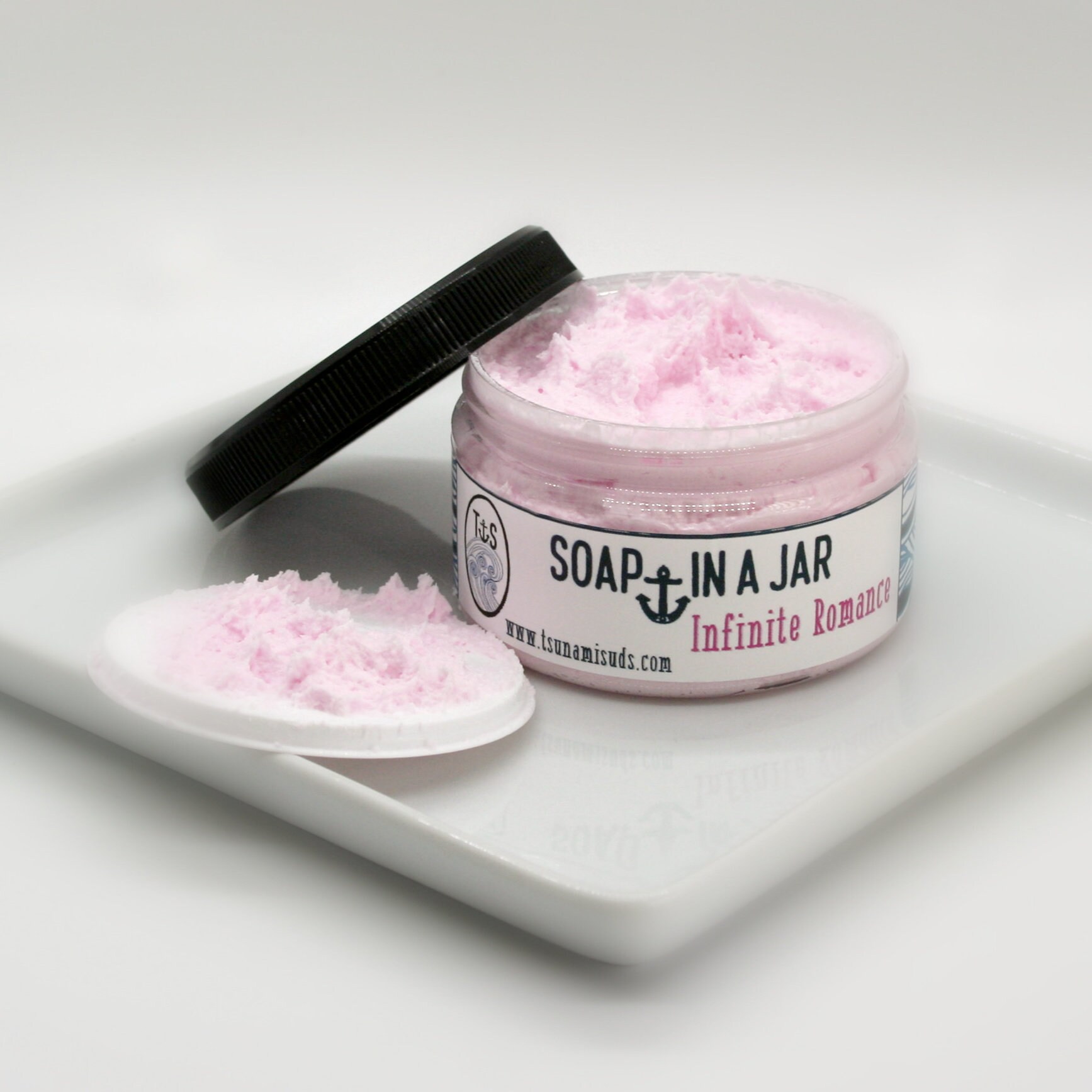 Infinite Romance (4.25 oz. jar) Soap In A Jar (Fluffy Whipp) (Vegan)