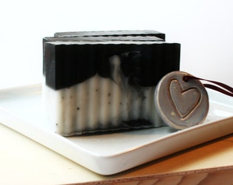 Black Cherry and Poppy Seeds Soap Bar