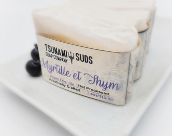 Myrtille et Thym Olive Oil Soap