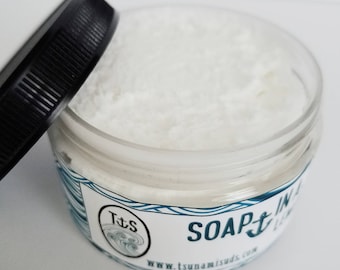 Lemon Meringue (4.25 oz. jar) Soap In A Jar (Fluffy Whipp) (Vegan)