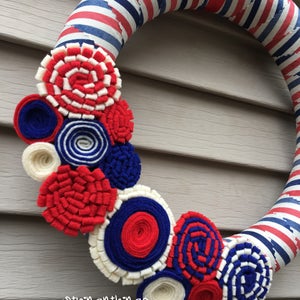 4th of July Wreath Patriotic Wreath Country Wreath July 4th Wreath American Wreath Independence Day Wreath Americana Wreath image 2