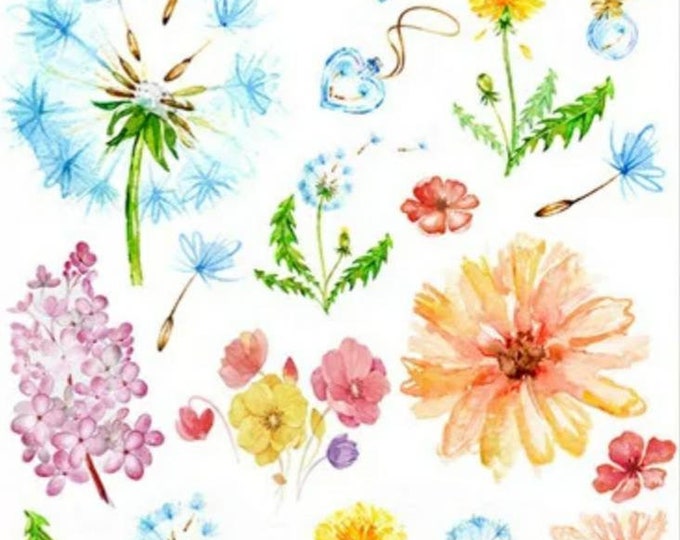 FLOWER POWER temporary tattoo 15 pieces Etsy
