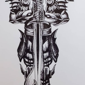 Tattoo: Archangel by Illumielle on DeviantArt