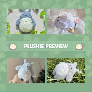 Resting Forest Spirit - Amigurumi Digital Crochet PDF PATTERN image 3