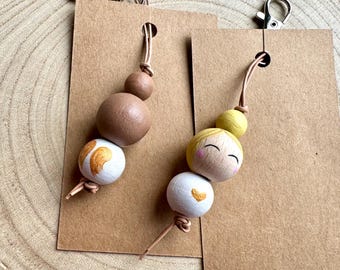 Beschermengel hanger, engel geluksbrenger, nieuwe chauffeur gelukspop, cadeau voor het starten van school, talisman