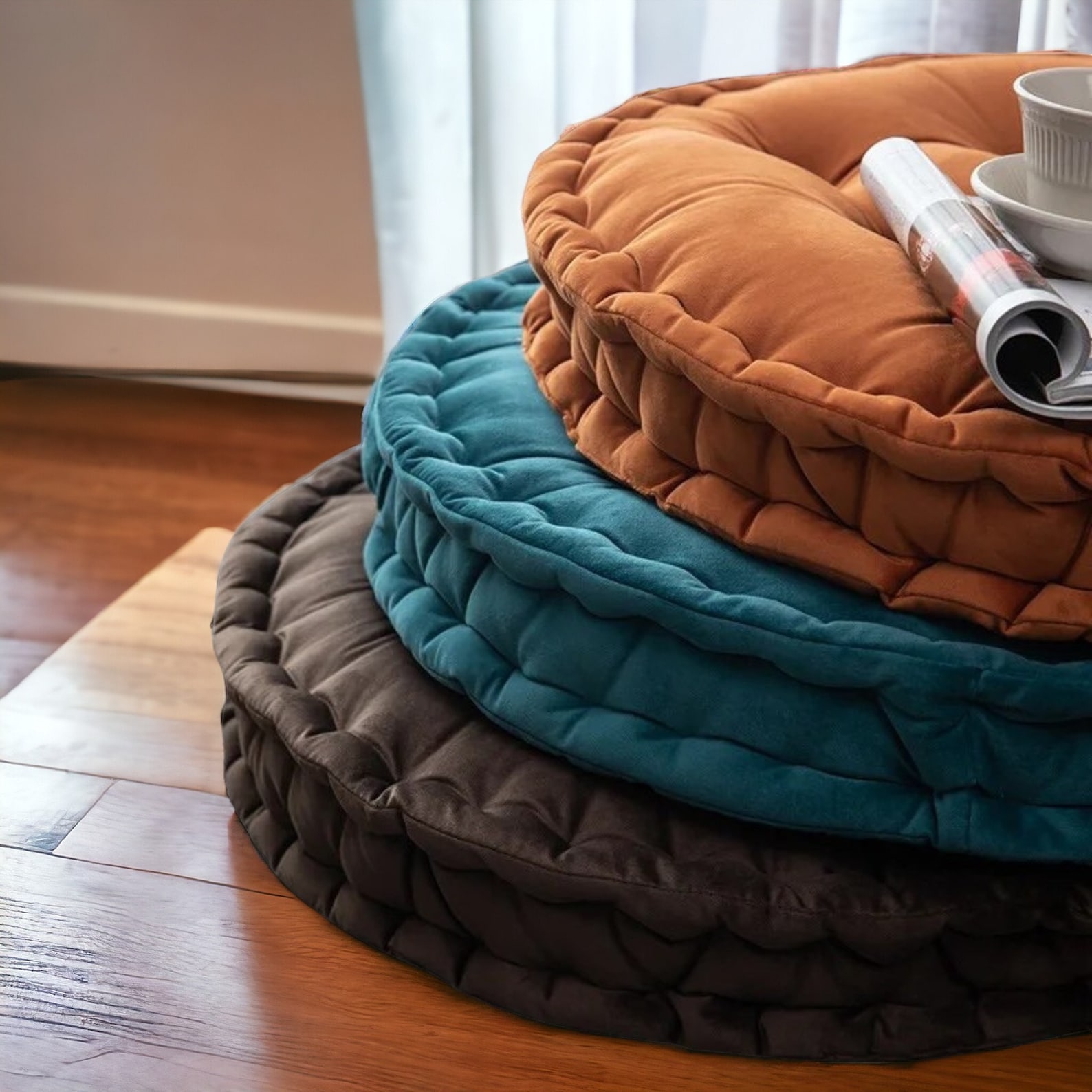 Large Round Floor Cushion