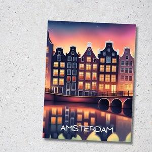 Printable travel postcard