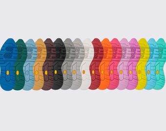Universal Rubber Shoe Sole 297-323 mm | Cut-to-Size Outsole for Shoe Repair – 5.3 mm Thick – Multiple Colors art. BL-23