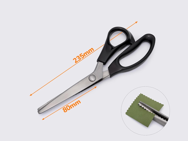 Curly Scissors for Leather and Fabric With a Zigzag Pitch of 5 Mm - Etsy