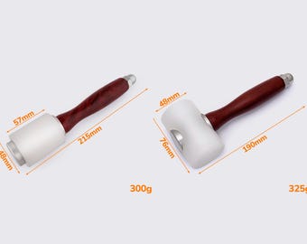 Nylon Hammer zum Arbeiten mit Stempeln und Stempeln auf Leder, absorbiert Vibrationen Leathercraft 300 | 325gr